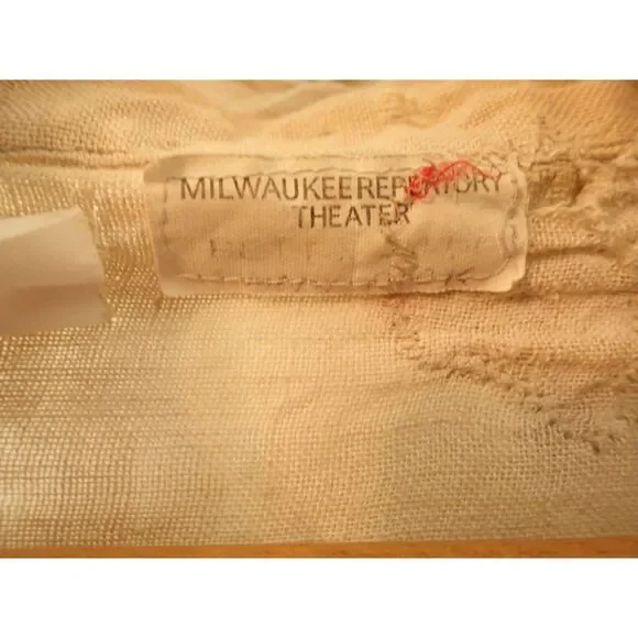 Theater Ware Costume Milwaukee Repertory Theater Blouse Boho Large Handmade - Picture 11 of 11